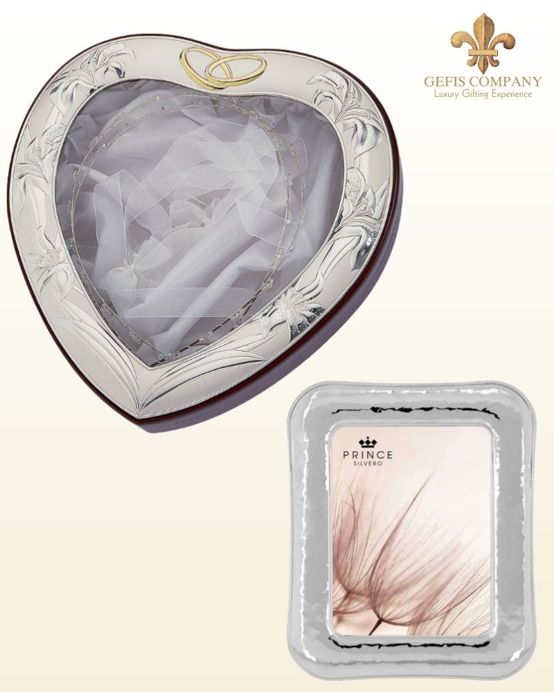 Wedding Crowns Holder Heart Box