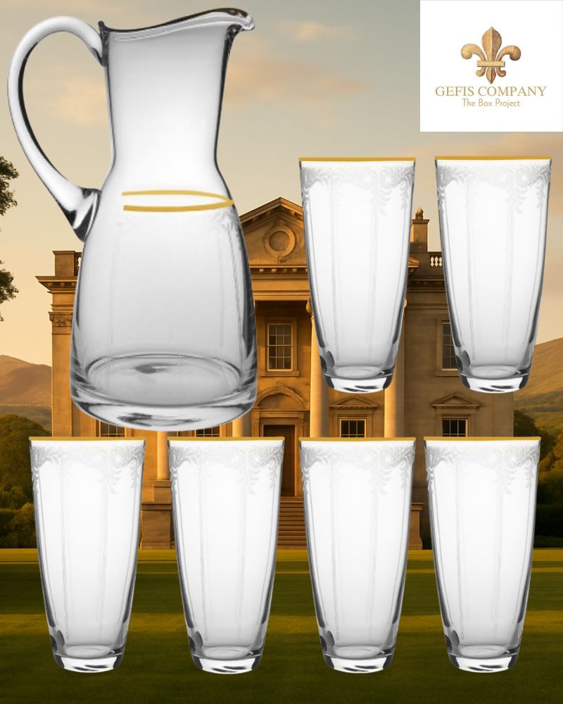 Water Jug & Glasses (The Gefis Company Neoclassical Mansion Box)